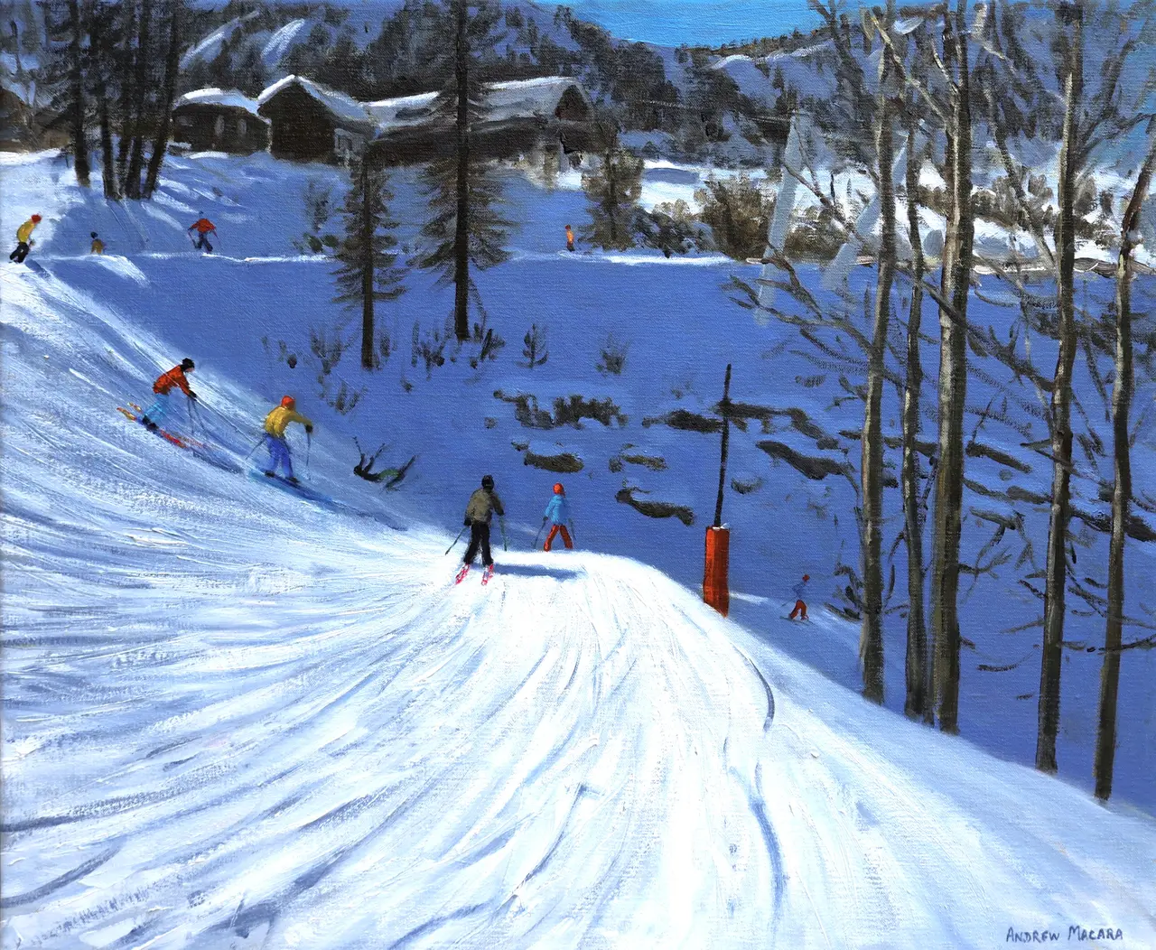 Andrew Macara - skiing into the valley, tignes, france