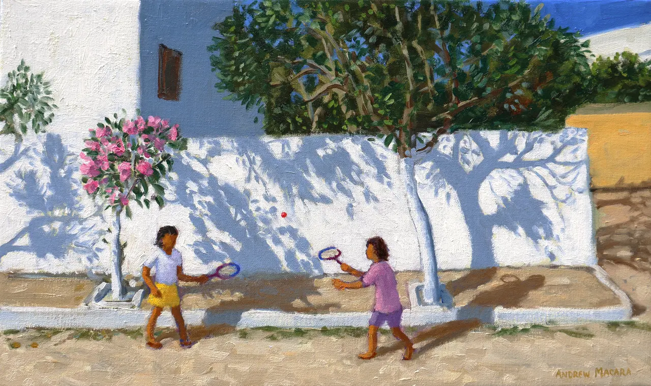 Andrew Macara - bat and ball, milos, greece