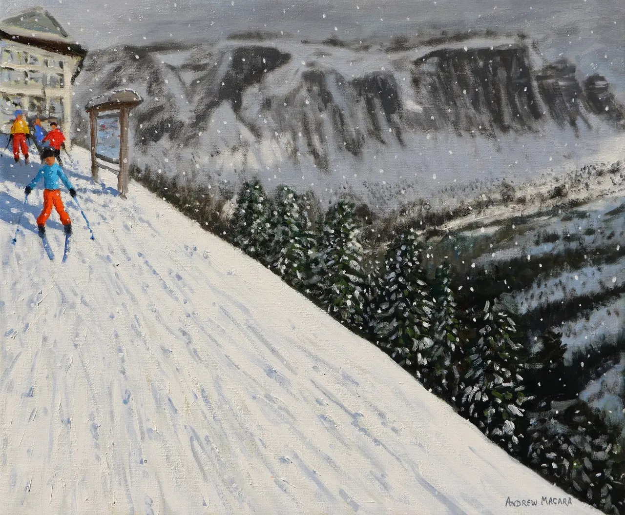 Andrew Macara - top of the piste, selva val gardena
