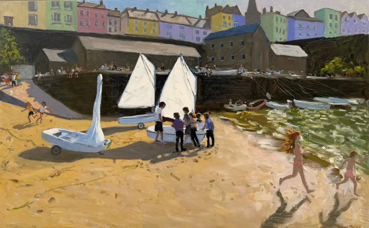 Andrew Macara - sailing lesson, tenby
