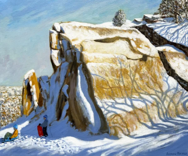 Andrew Macara - winter, black rocks, wirksworth, derbyshire