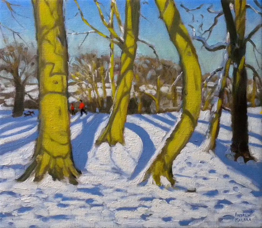Andrew Macara - green trees, wash lane