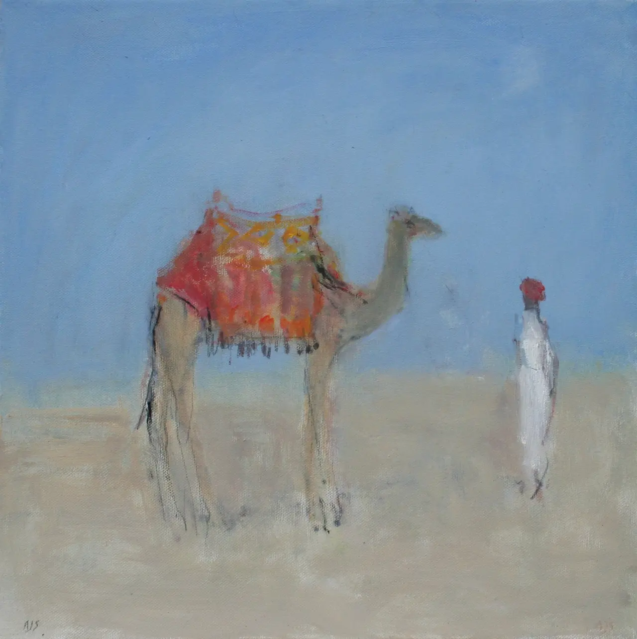 Ann Shrager - camel in the desert