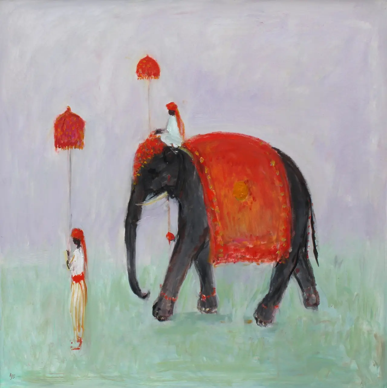 Ann Shrager - elephant and mahout