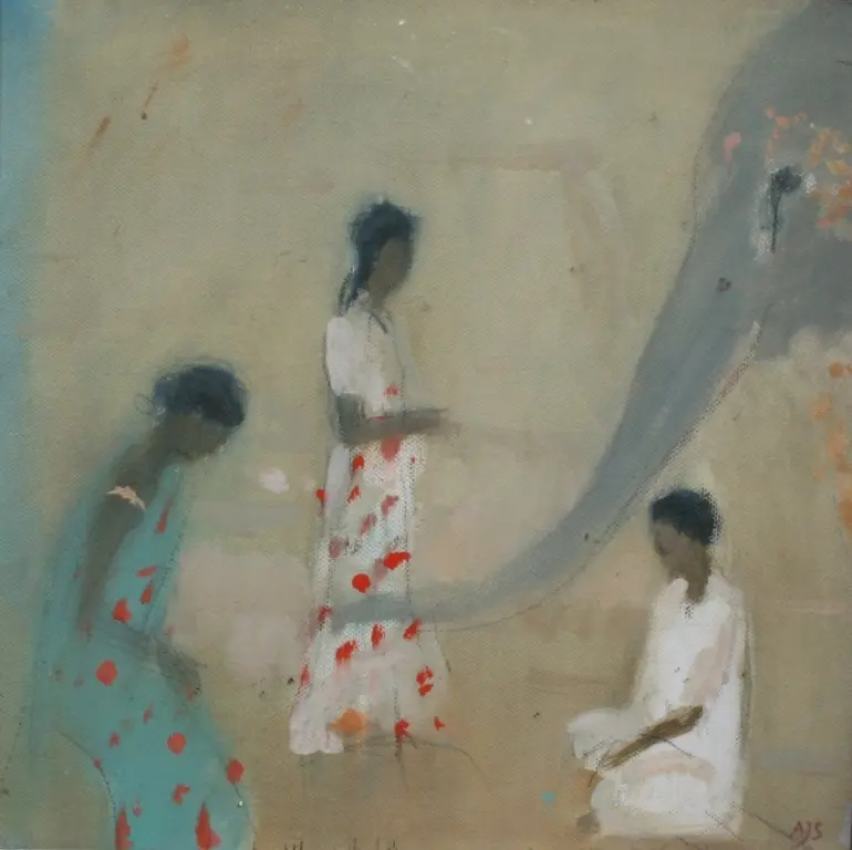 Ann Shrager - blessing the elephant