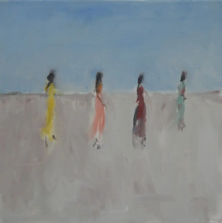 Ann Shrager - ladies in saris