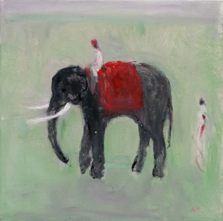 Ann Shrager - elephant and mahout