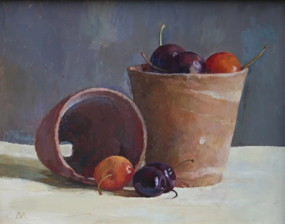 Barbara Richardson - cherries and pots