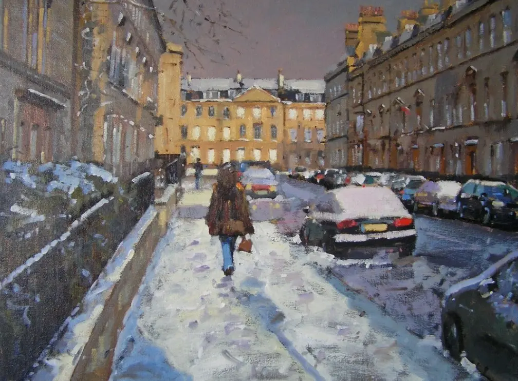 Bruce Yardley - snowfall, edward street