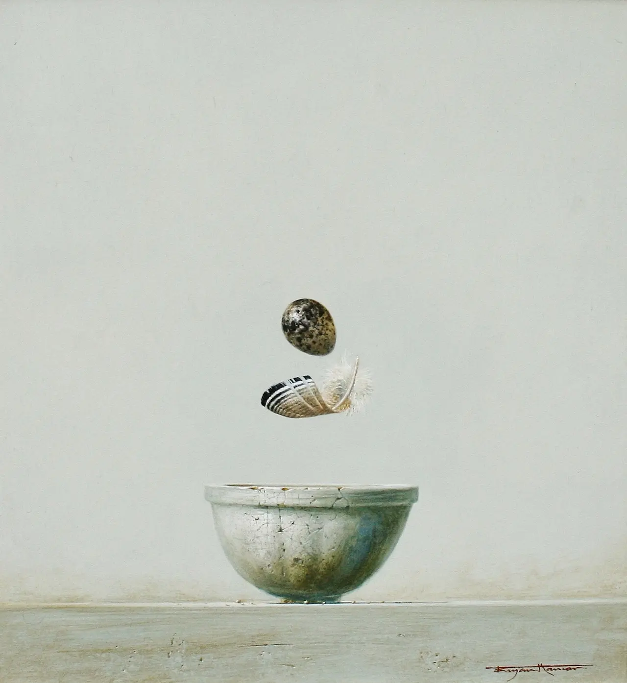 Bryan Hanlon - jelly mould and plovers egg
