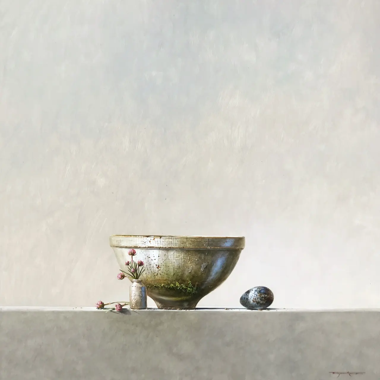 Bryan Hanlon - bowl and bird's egg