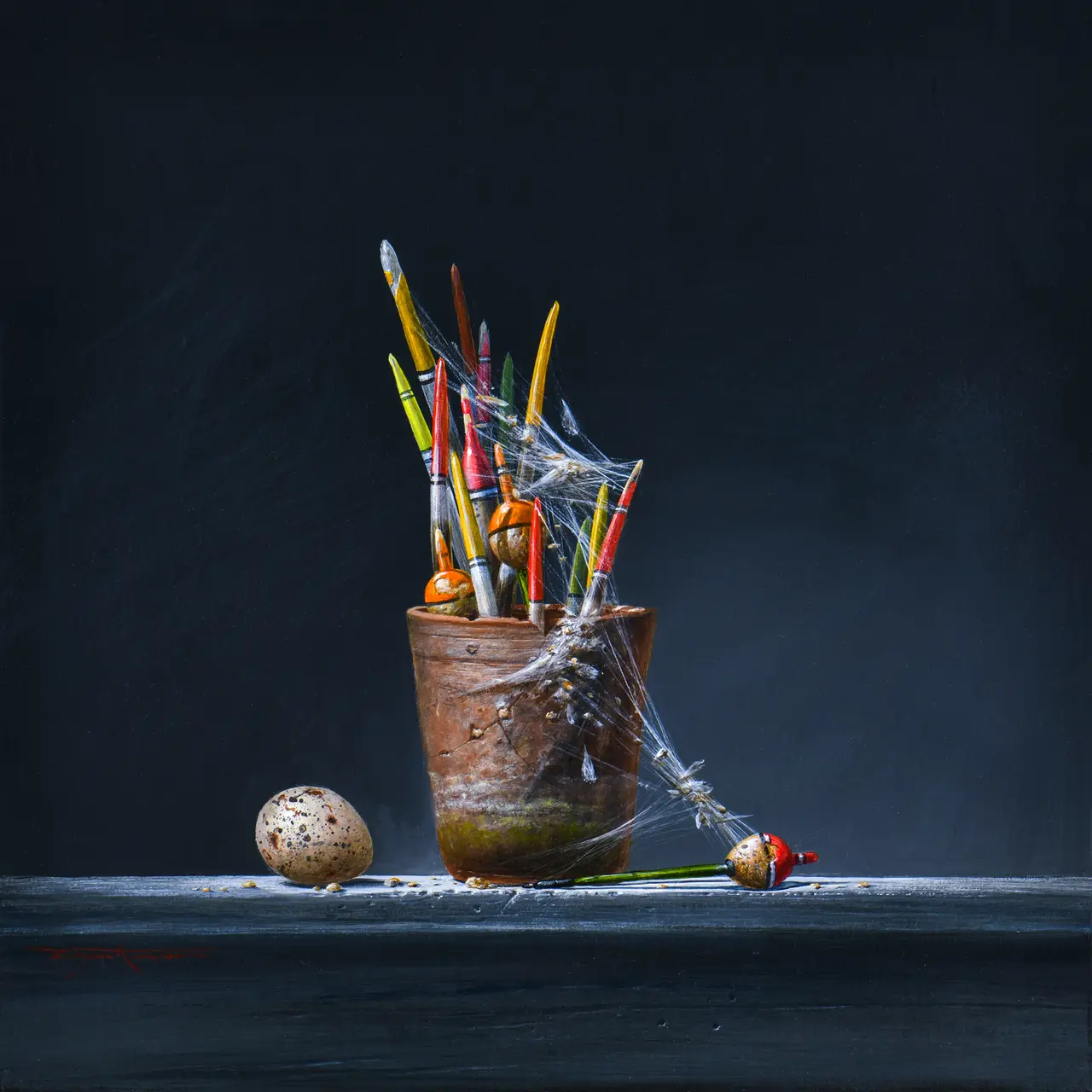 Bryan Hanlon - from the shed (fishing floats & egg)