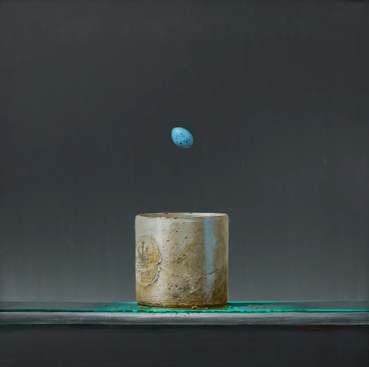 Bryan Hanlon - pot and thrushes egg