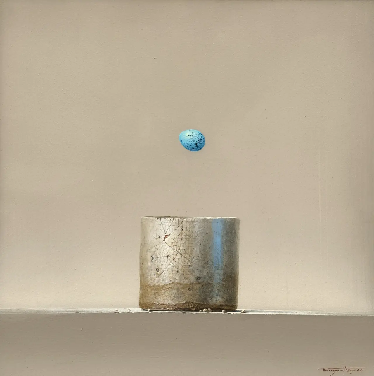 Bryan Hanlon - vessel and thrushes egg