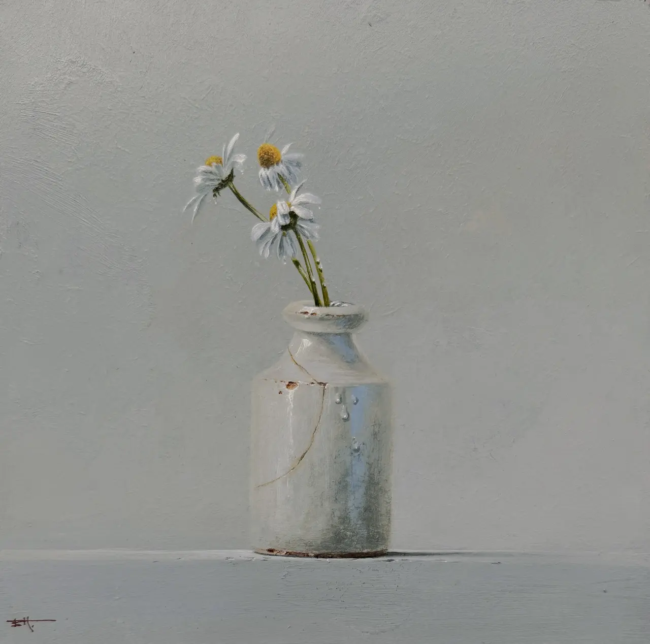 Bryan Hanlon - three daisies in a jar
