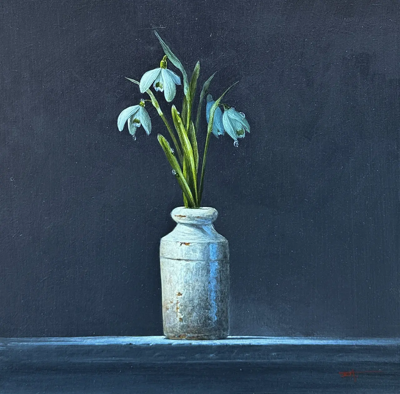 Bryan Hanlon - four snowdrops