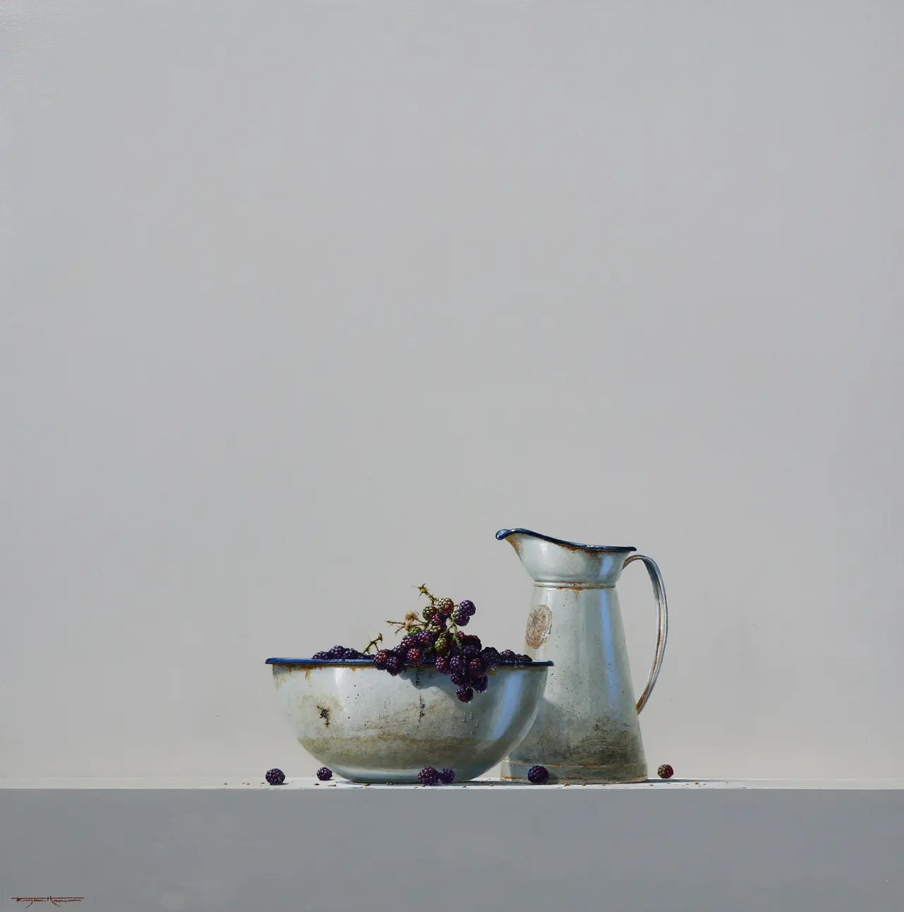 Bryan Hanlon - blackberries from the garden