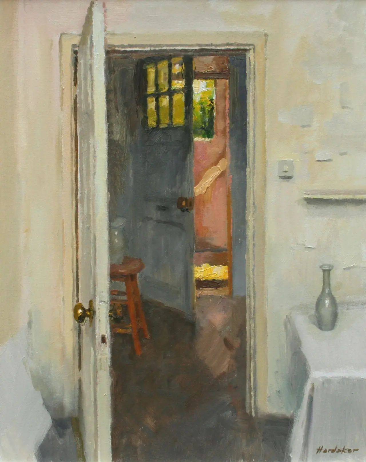 Charles Hardaker - interior with vase