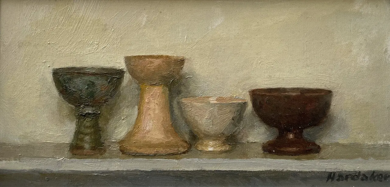 Charles Hardaker - still life - four objects
