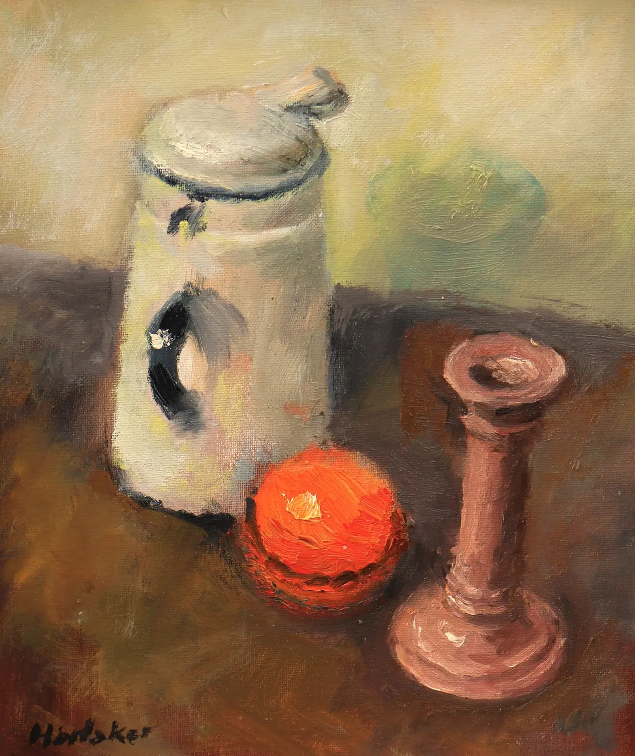 Charles Hardaker - still life - orange ball