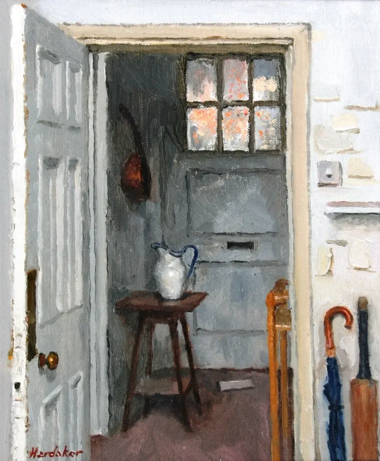 Charles Hardaker - interior with letter