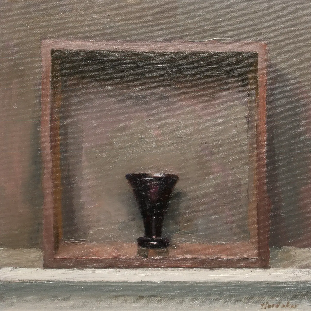 Charles Hardaker - framed object egyptian vessel