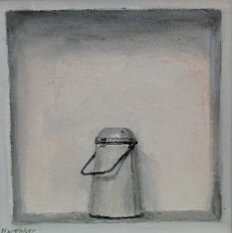Charles Hardaker - still life - enamel pot
