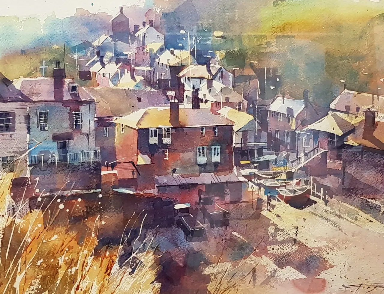 Chris Forsey - hazy morning, port isaac