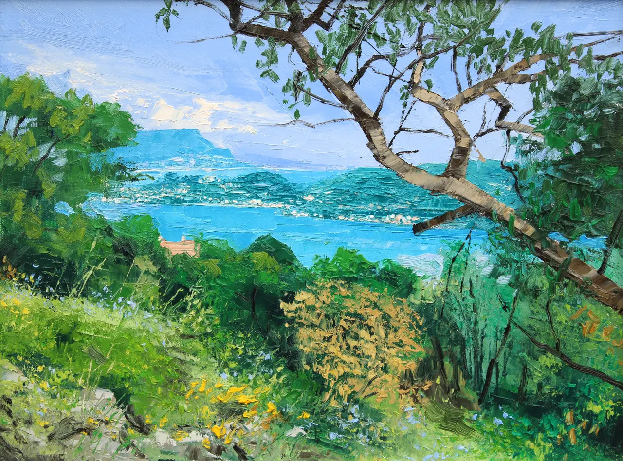 Colin Carruthers - view of cap ferrat