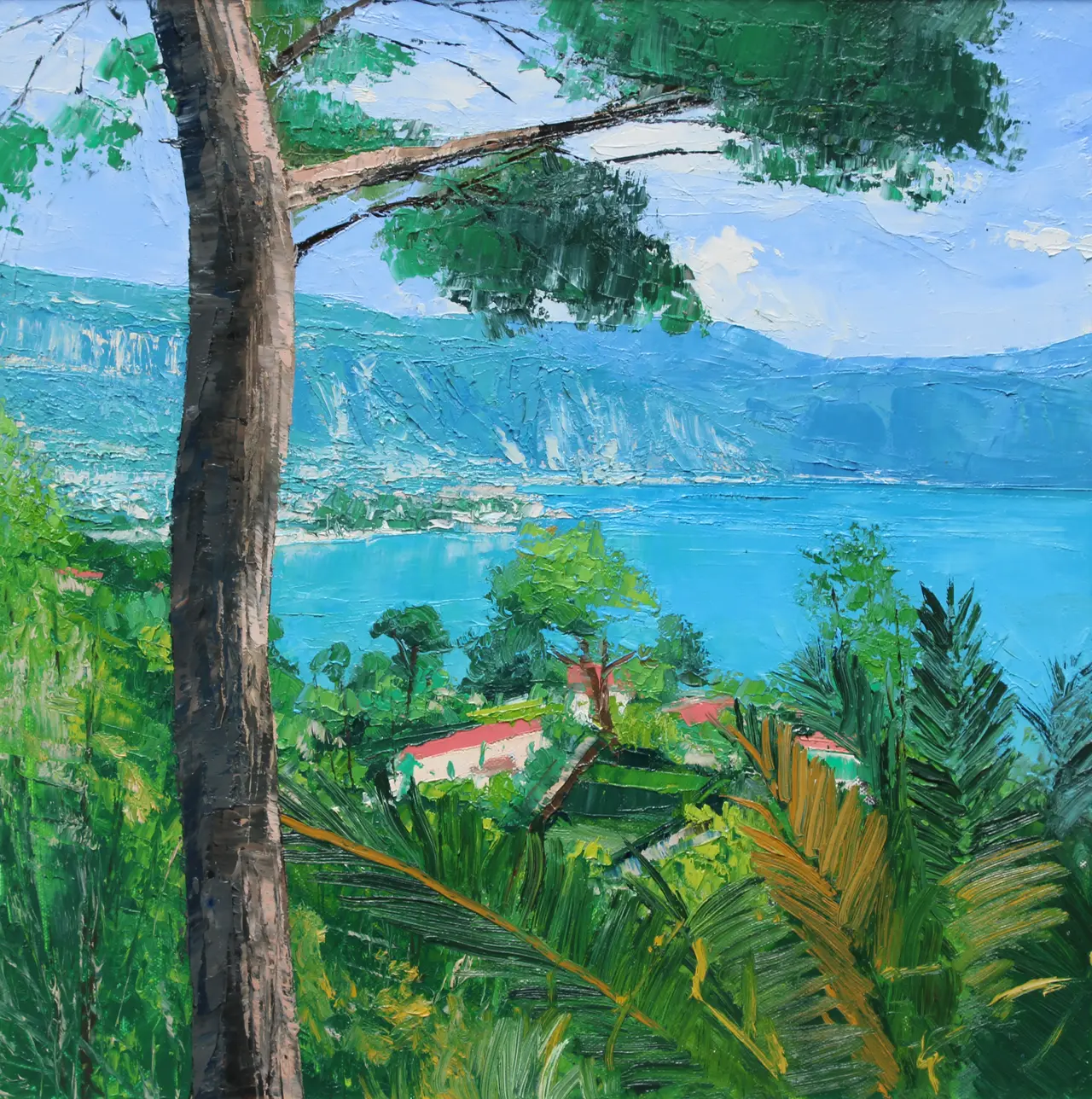 Colin Carruthers - view of beaulieu-sur-mer