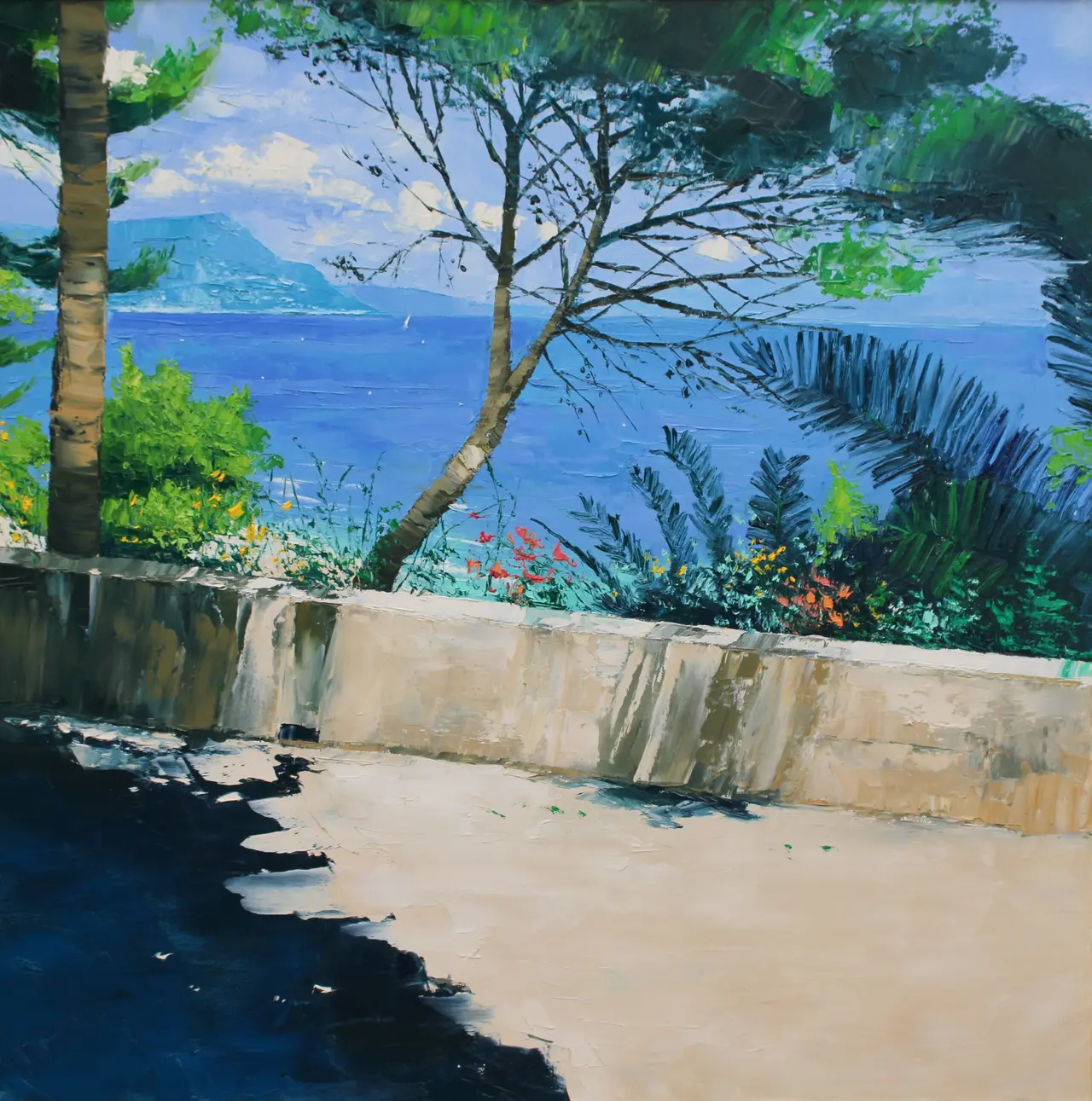 Colin Carruthers - sunlit promenade