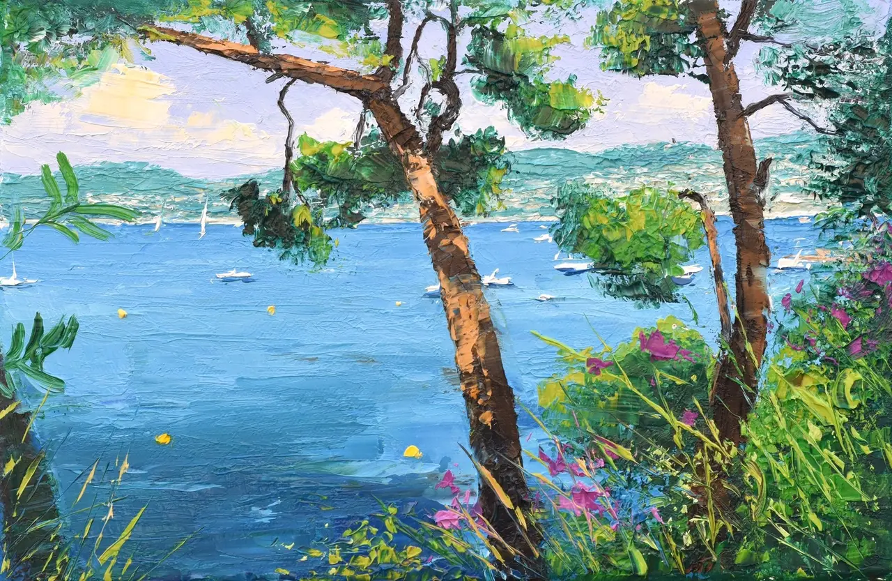 Colin Carruthers - oleander and pines