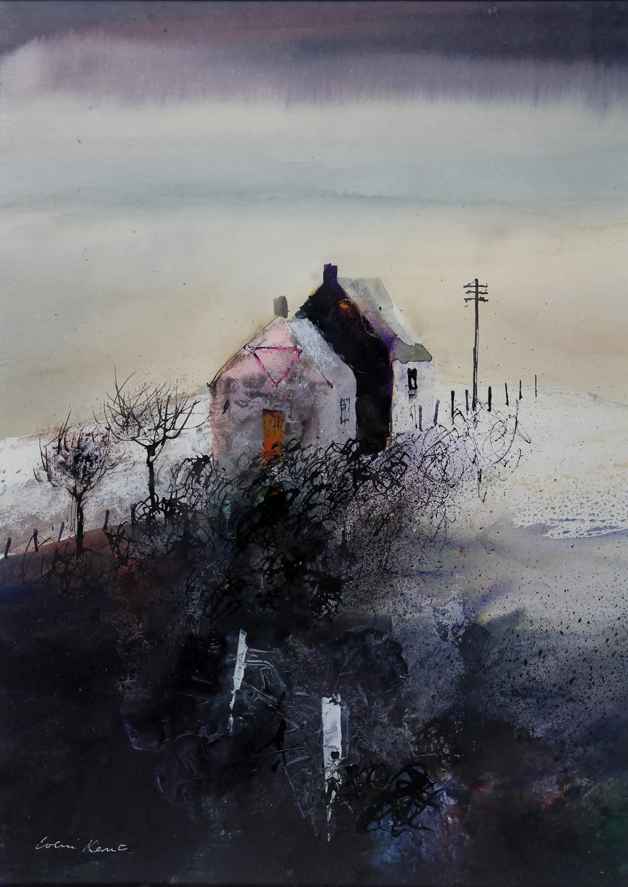 Colin Kent - evening cottages