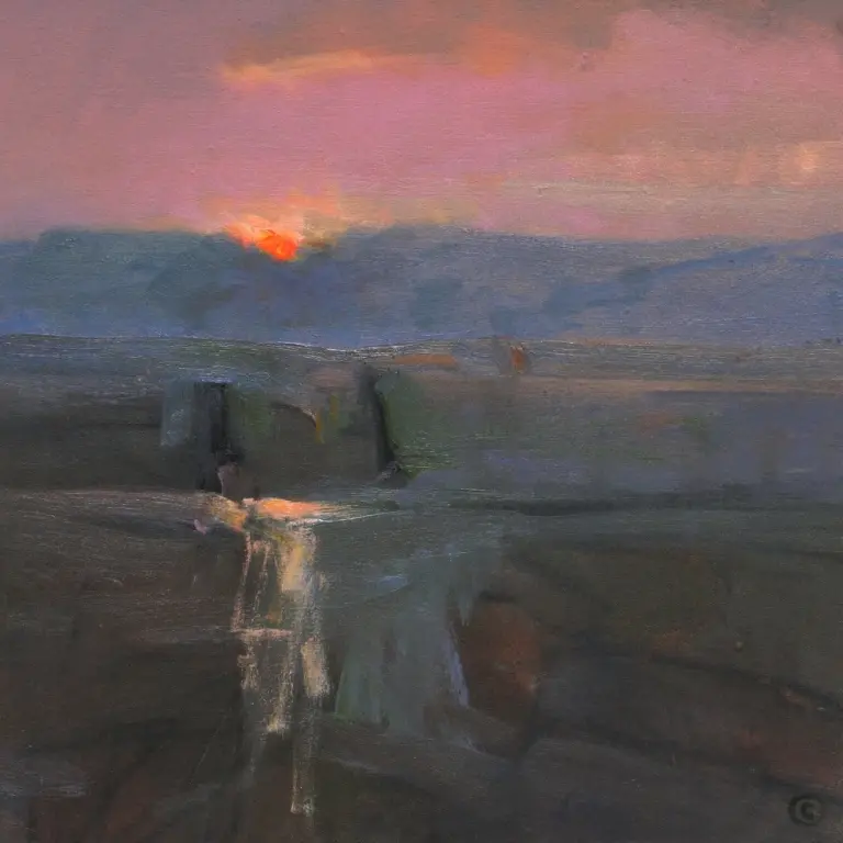 Colin Orchard  - dartmoor sunset