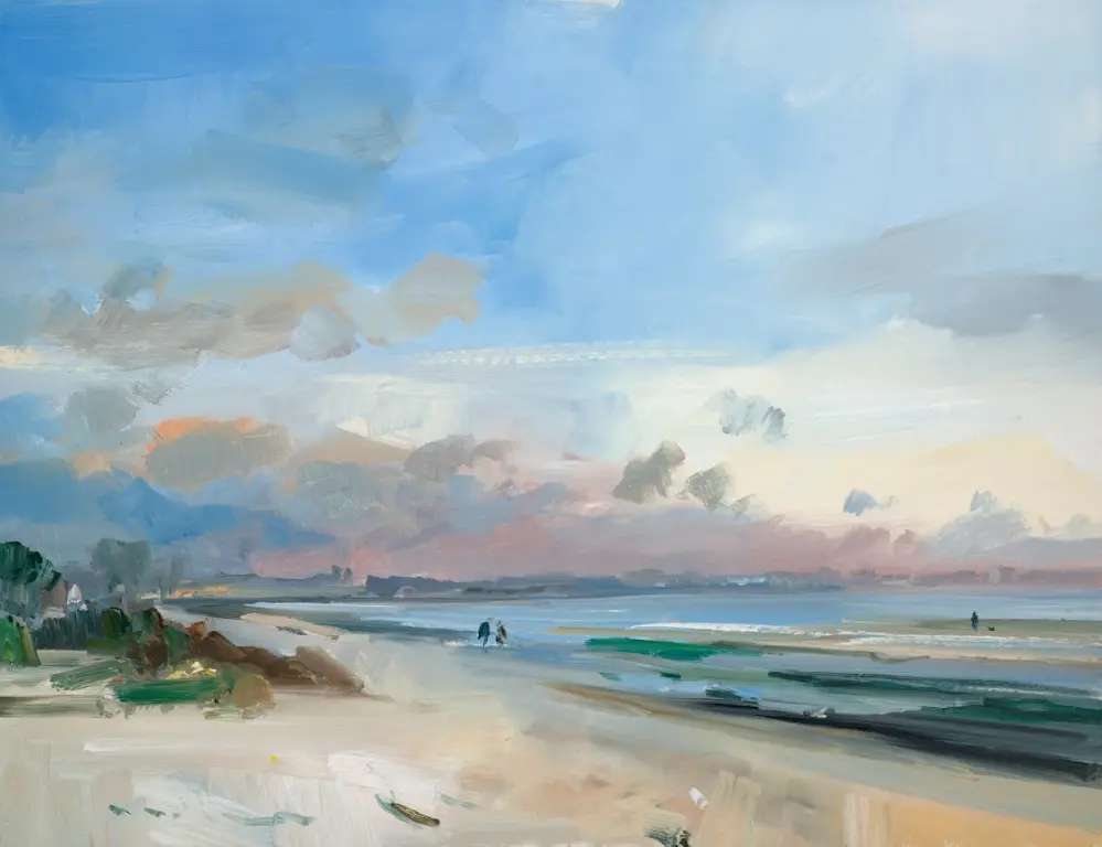 David Atkins - winter walk studland beach