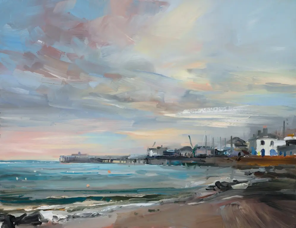 David Atkins - evening light, swanage