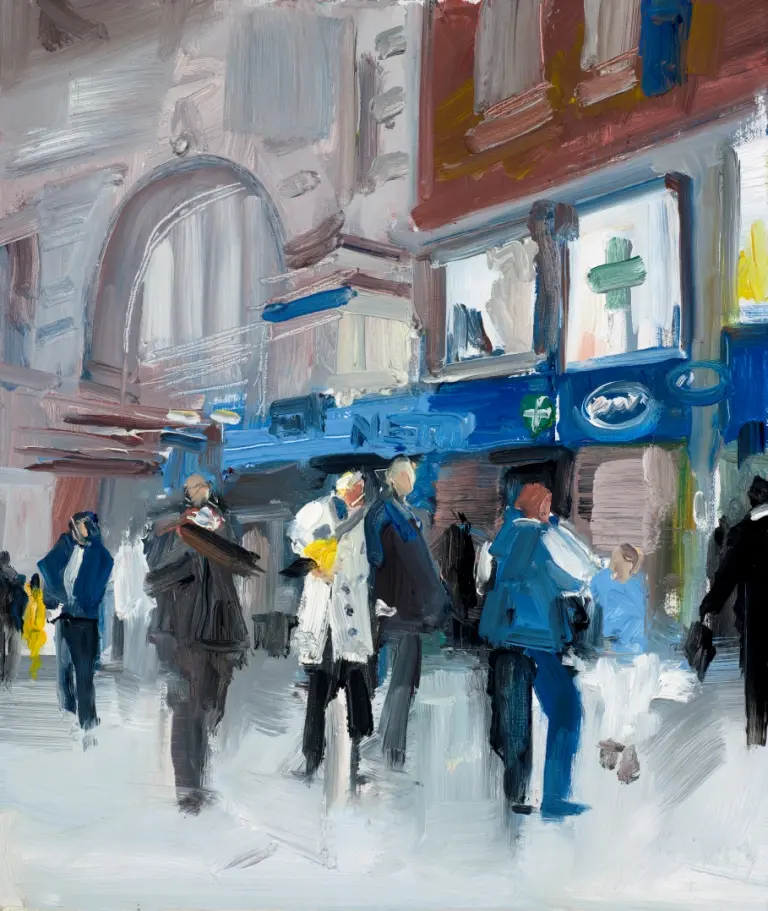 David Atkins - travelling on, waterloo station