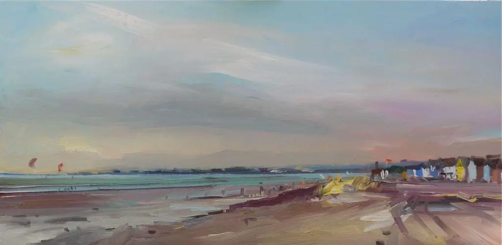 David Atkins - kite surfers and beach huts