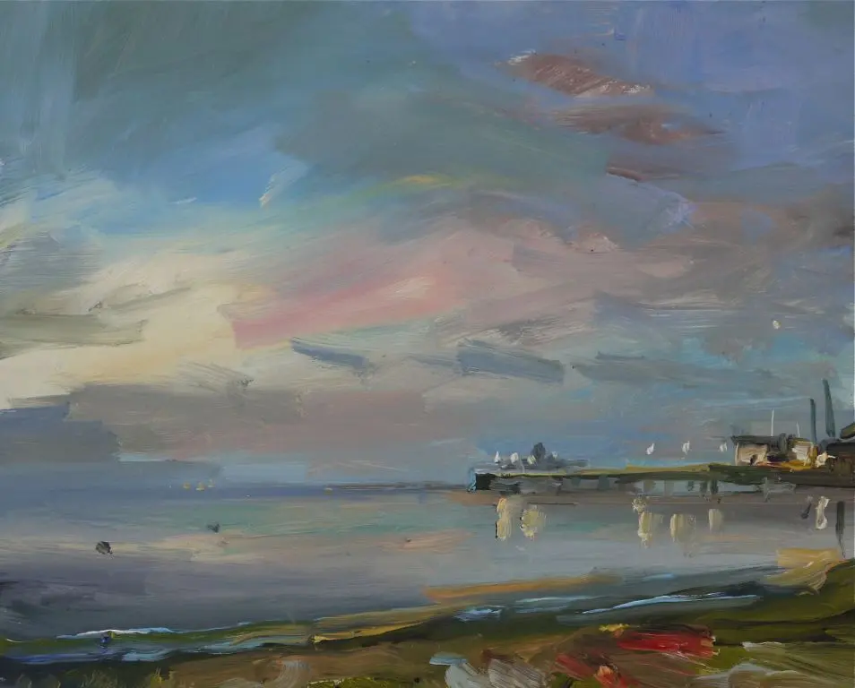 David Atkins - evening swanage pier