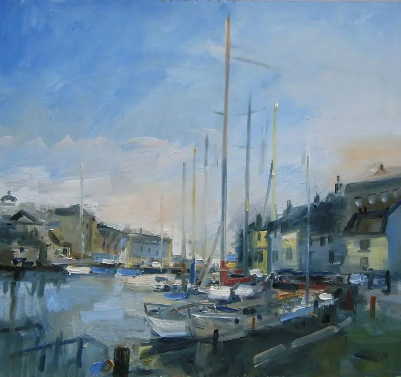 David Atkins - weymouth harbour, autumn