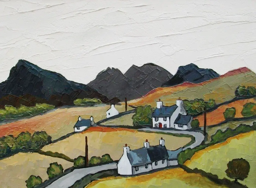 David Barnes - siabod and distant snowdonia