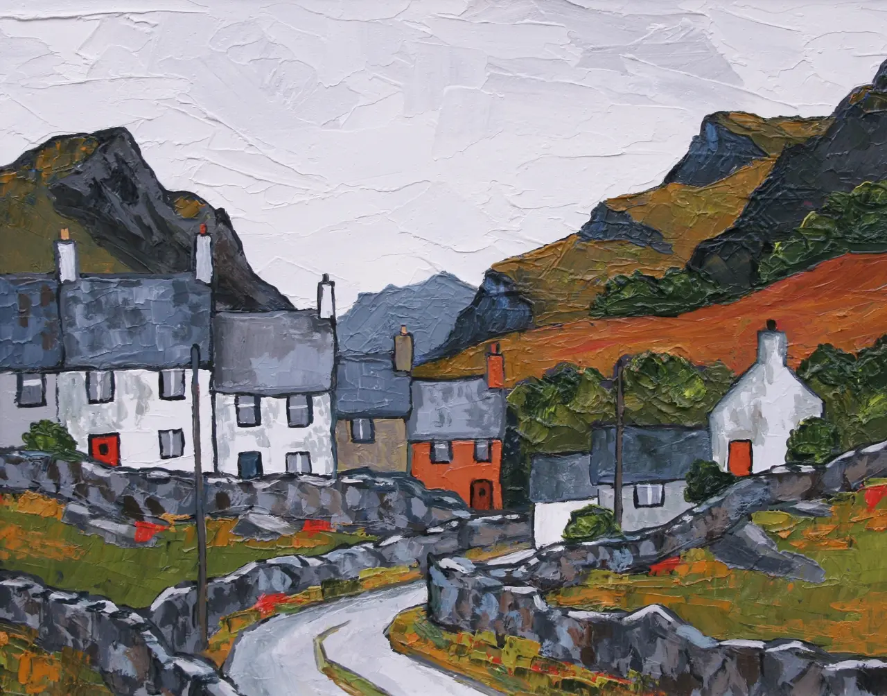 David Barnes - snowdonian hamlet