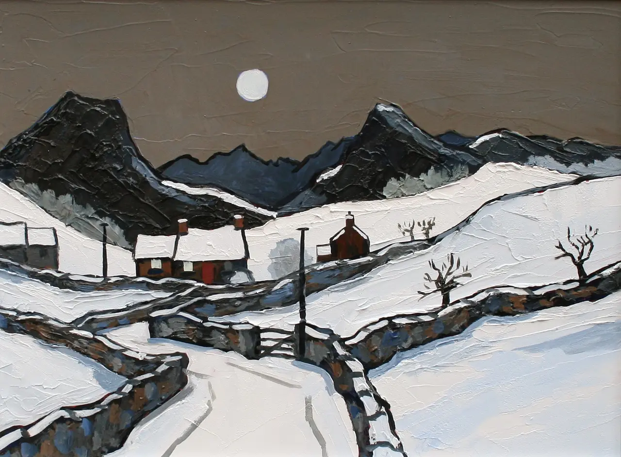David Barnes - snow in denbighshire