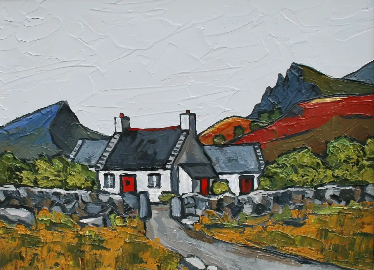 David Barnes - cottage in the berwyns