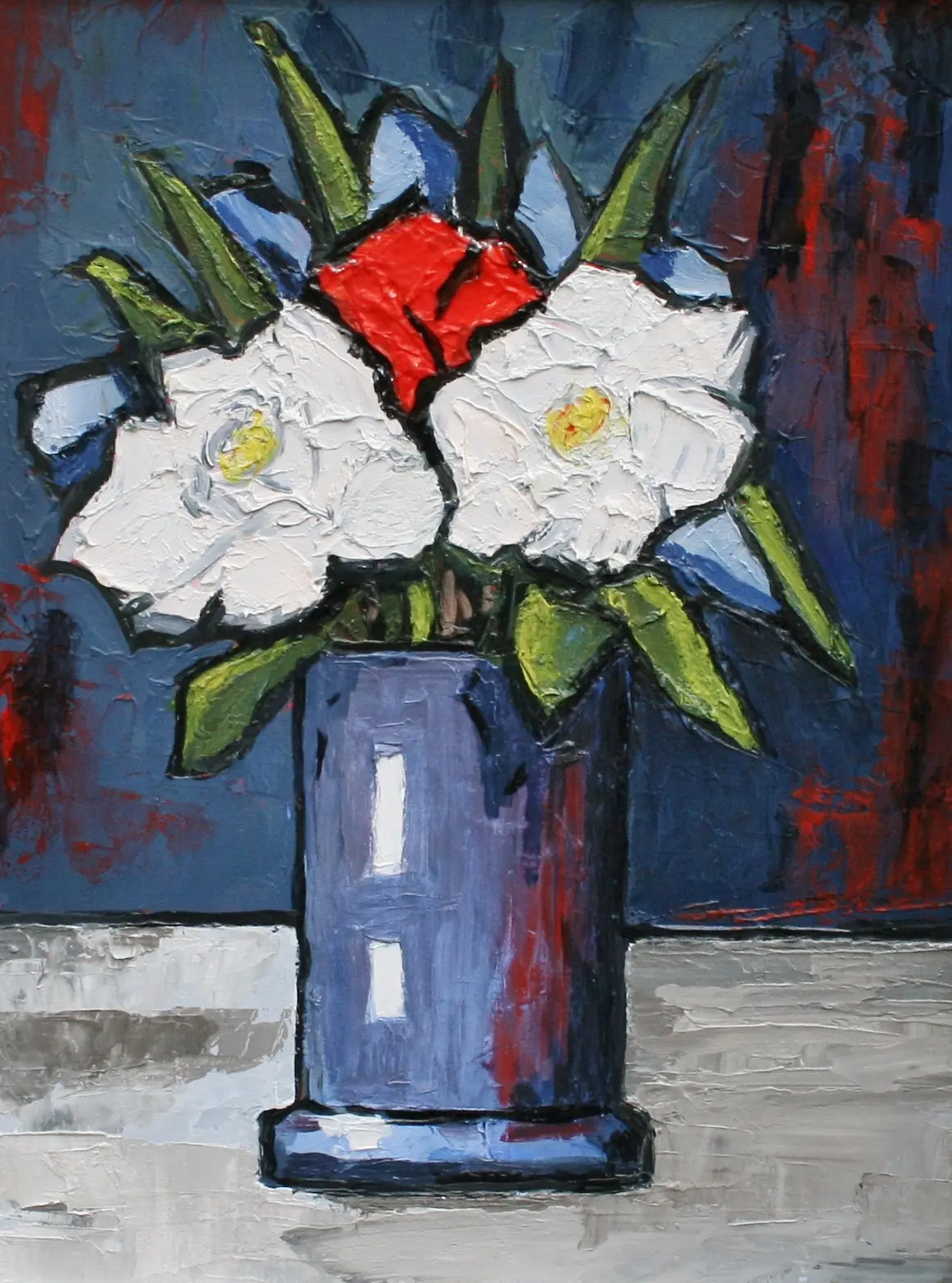 David Barnes - red and white