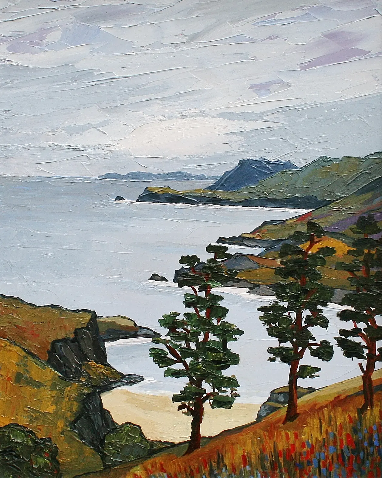David Barnes - scotch pines in wester ross