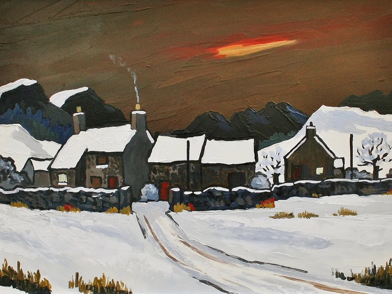 David Barnes - winter evening