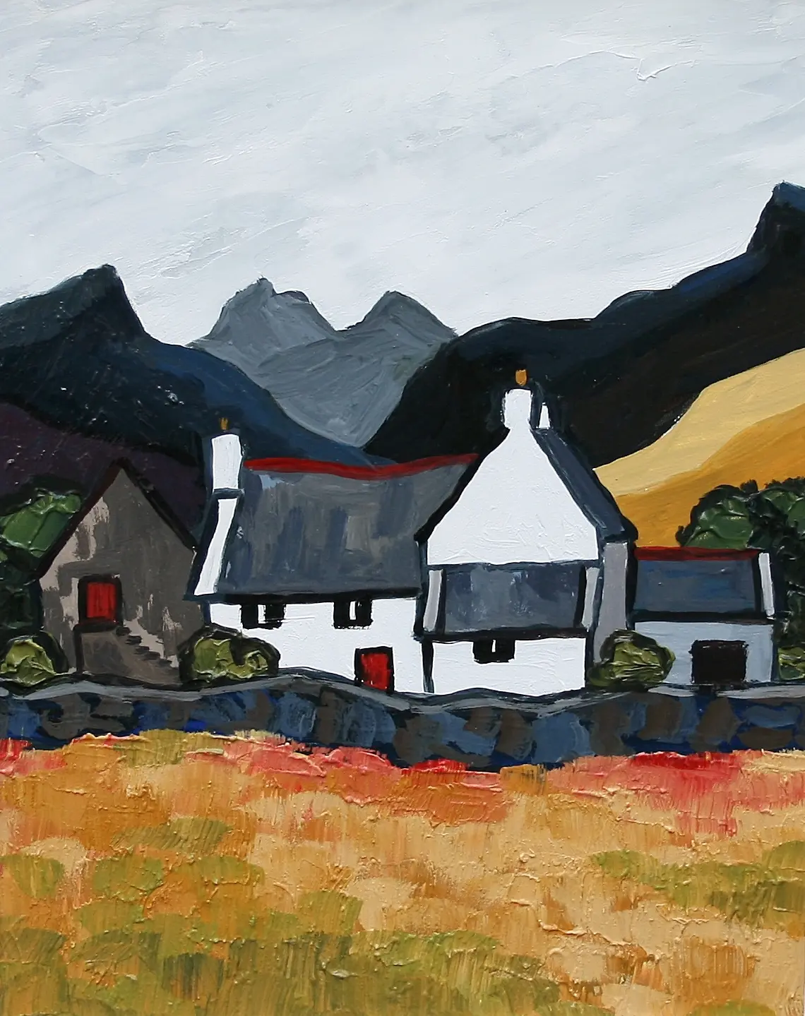 David Barnes - cottage in the carneddau