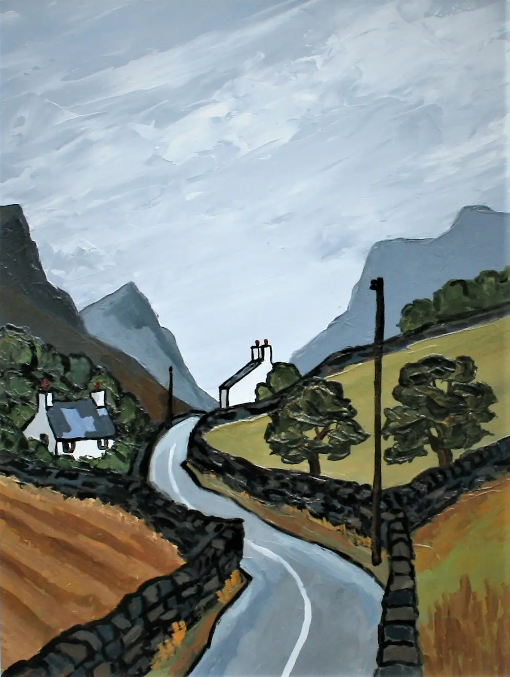 David Barnes - road through the pass