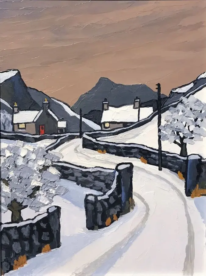 David Barnes - winter in snowdonia